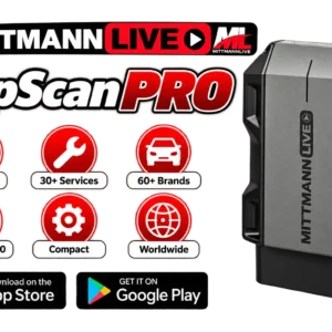MittmannLive TopScan PRO Bluetooth OBD2 adapter za dijagnostiku preko telefona